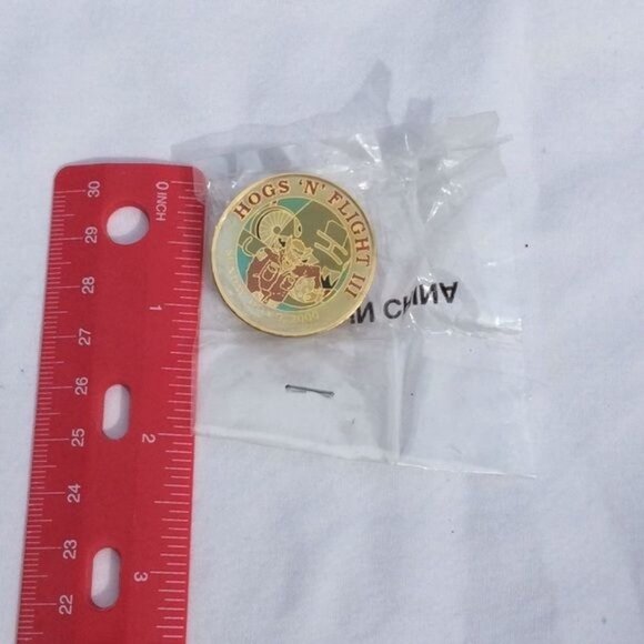 Vintage 2000 Hogs in Flight III McClellan Aviation Collectable Pin Brooch - Picture 3 of 5